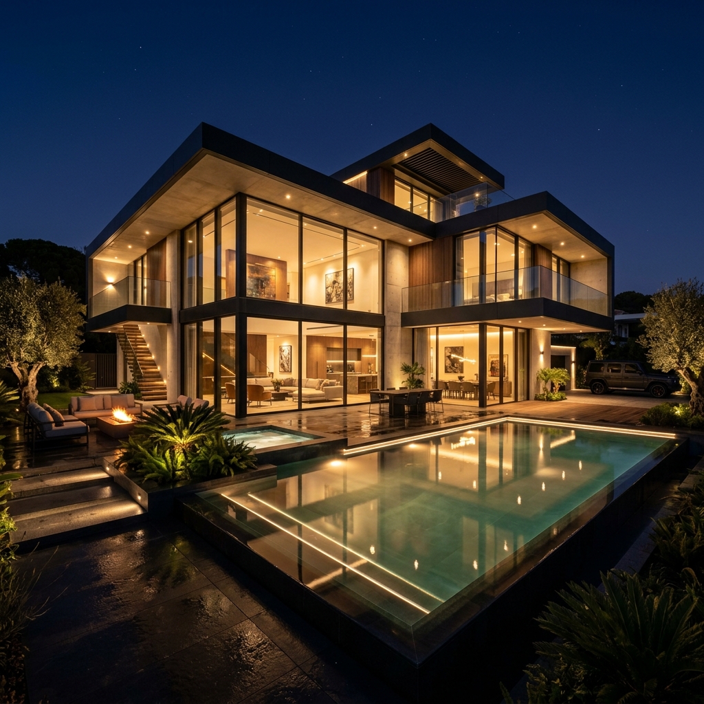 Smart Home Automation Villa Architecture